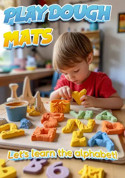 Playdough mats alphabet Secondary image
